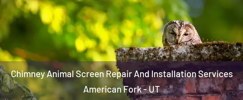  Chimney Animal Screen Repair And Installation Services American Fork - UT