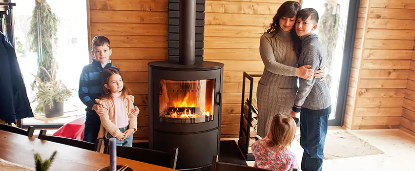 Morso Cast Iron Fireplace Insert Installation in American Fork, Utah